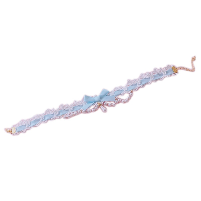 Vòng Cổ Choker Đính Nơ Phong Cách Lolita Dễ Thương Dành Cho Nữ