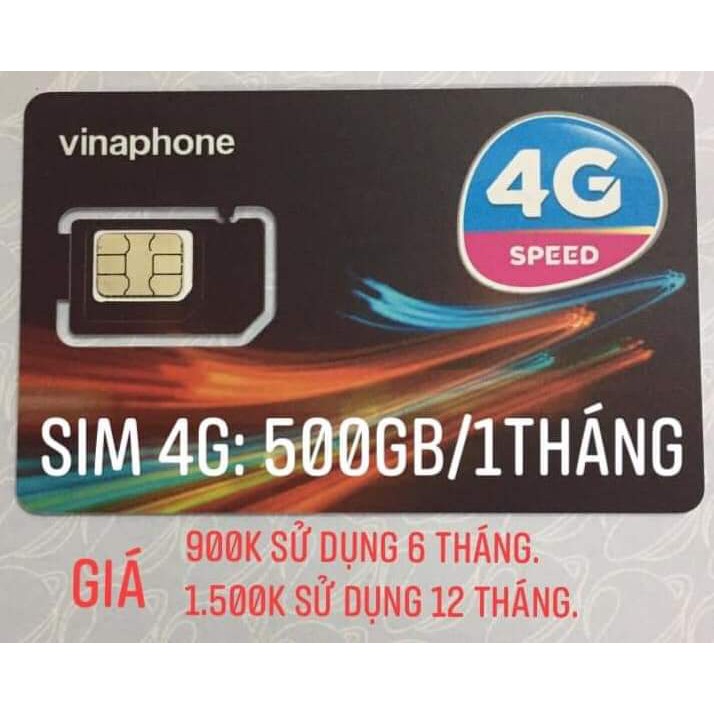 SIM 4G Vinaphone 500Gb/tháng EzCom U900 U1500 Giá Siêu Rẻ