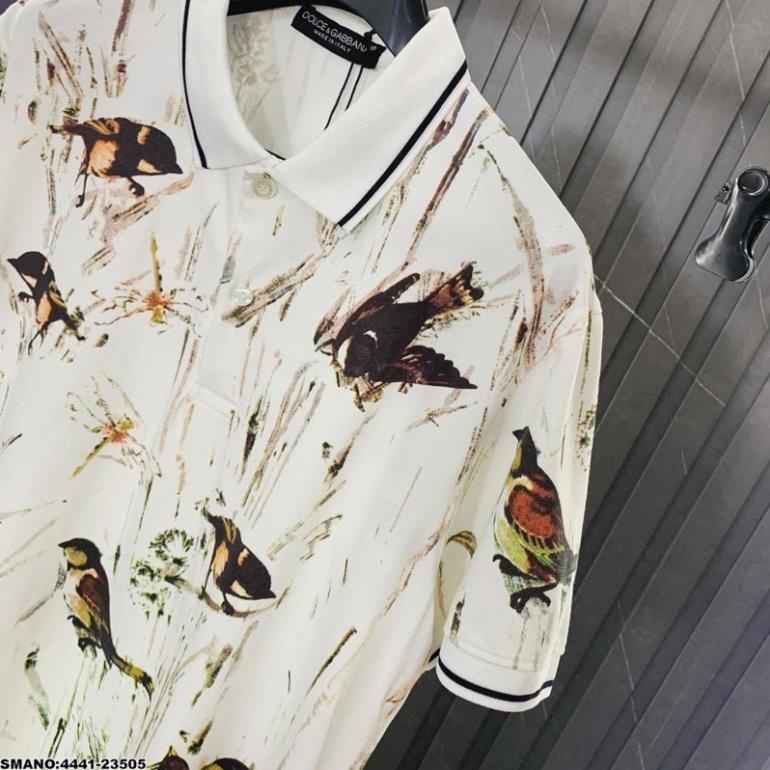 Áo Polo Nam DG Hoạ Tiết Siêu Đẹp - Áo Polo Nam DG Cao Cấp