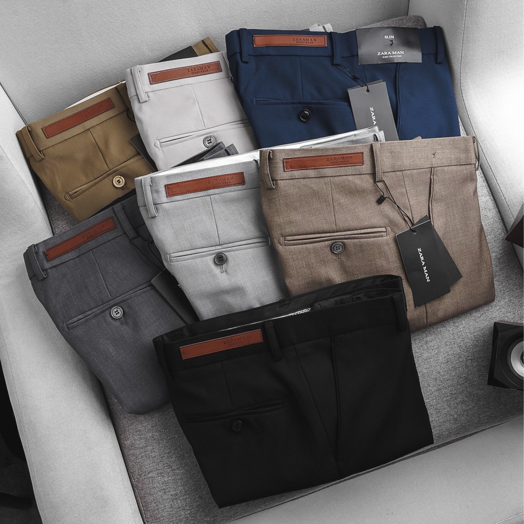 [FREESHIP] Quần tây âu [ZARA][Ma.GO][BAO ĐỔI TRẢ] màu mới, chất vải lạnh cao cấp, không xù