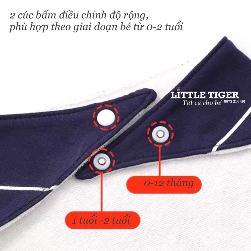 ĐƯỢC CHỌN MẪU - Set 3 Yếm Momcare 18 mẫu mới nhất