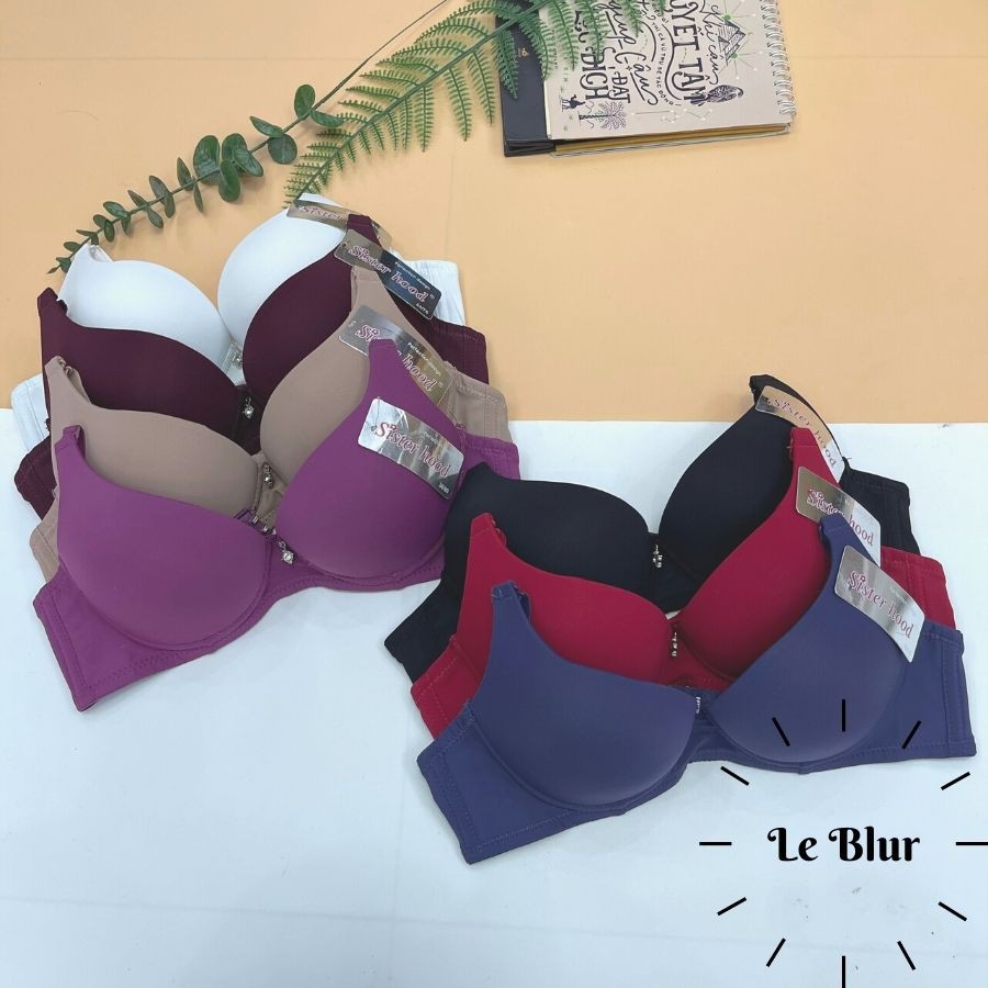 Áo ngực nữ nâng đẩy, áo lót có gọng, nội y Thái Lan Sisterhood 1890 mút kép cao cấp, Leblur
