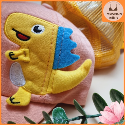 Mũ Nón Người Nhện, Khủng Long cute QUẢNG CHÂU CAO CẤP cho bé 1~5 tuổi, nón cho bé đi học - noiygiagoc
