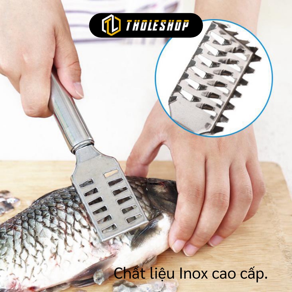 Dụng Cụ Đánh Vảy Cá - Cây Cạo Vảy Cá Bằng Inox Chất Liệu Inox Cao Cấp, An Toàn 5350