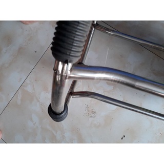 Ghế đôn inox tròn cao 45cm
