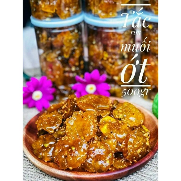 Tắc Rim Muối Ớt Lon 500gr