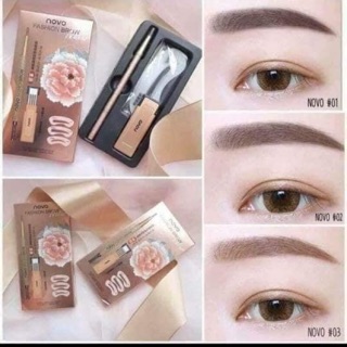Bộ khuôn kẻ mày novo fashion