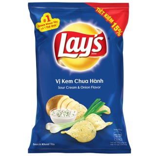 Combo 5 gói bimbim Lays vị hành
