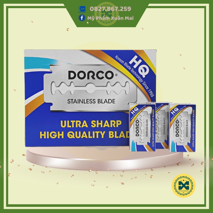 Vỉ 10 Dao Lam Dorco Dao Cạo Râu