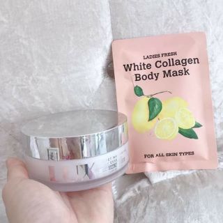 Bộ đôi dưỡng da kem body lux & ủ trắng chanh🍋