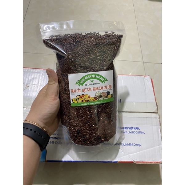 1kg trà gạo lứt huyết rồng mix đậu đen đậu đỏ khách đặt mới làm