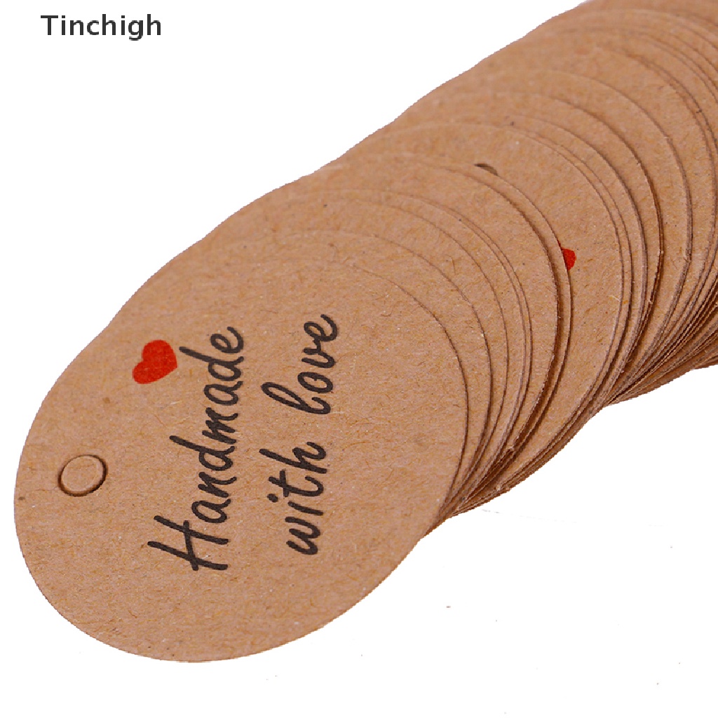 Bộ 100 Thẻ Giấy Hình Trái Tim Dài 20m Treo Trang Trí