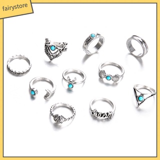 Set nhẫn nhiều kiểu dáng phong cách hoho