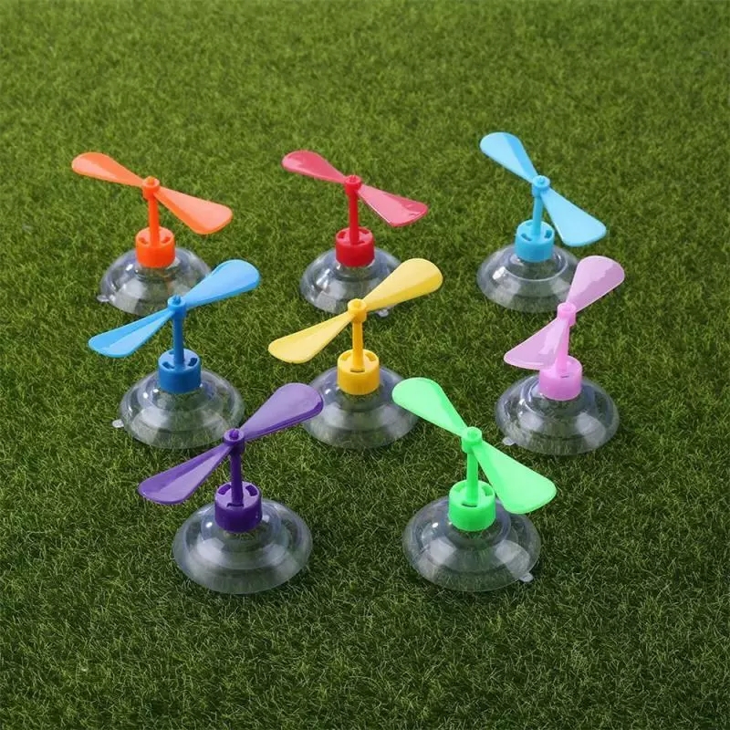 Plastic suction cup mini windmill/Helmet decoration accessories