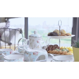 Bộ ấm chén trà chiều kiểu Anh Quốc