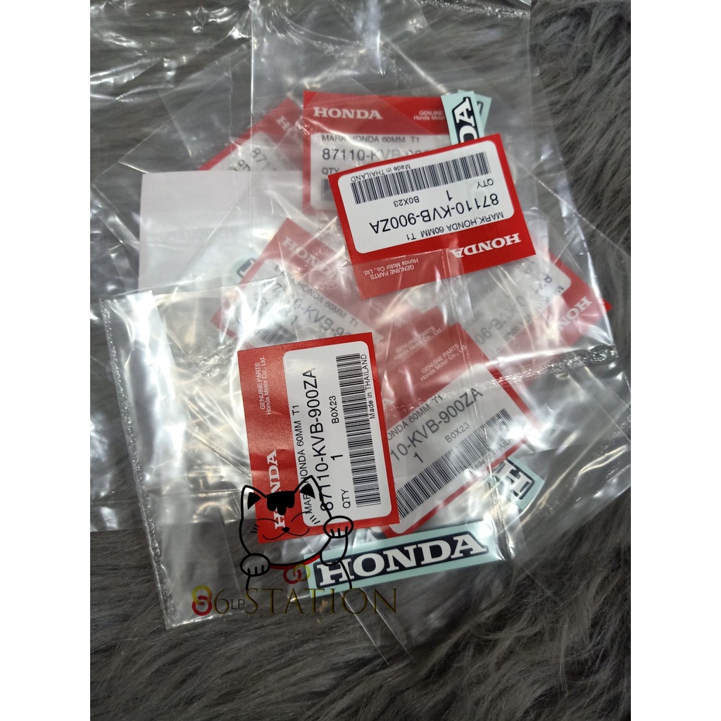 Tem honda dán dè biển số vario click chính hãng honda