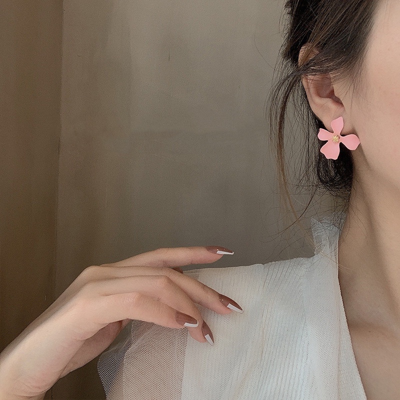 Bông Tai Nữ Hình Bông Hoa Thời Trang Hàn Quốc