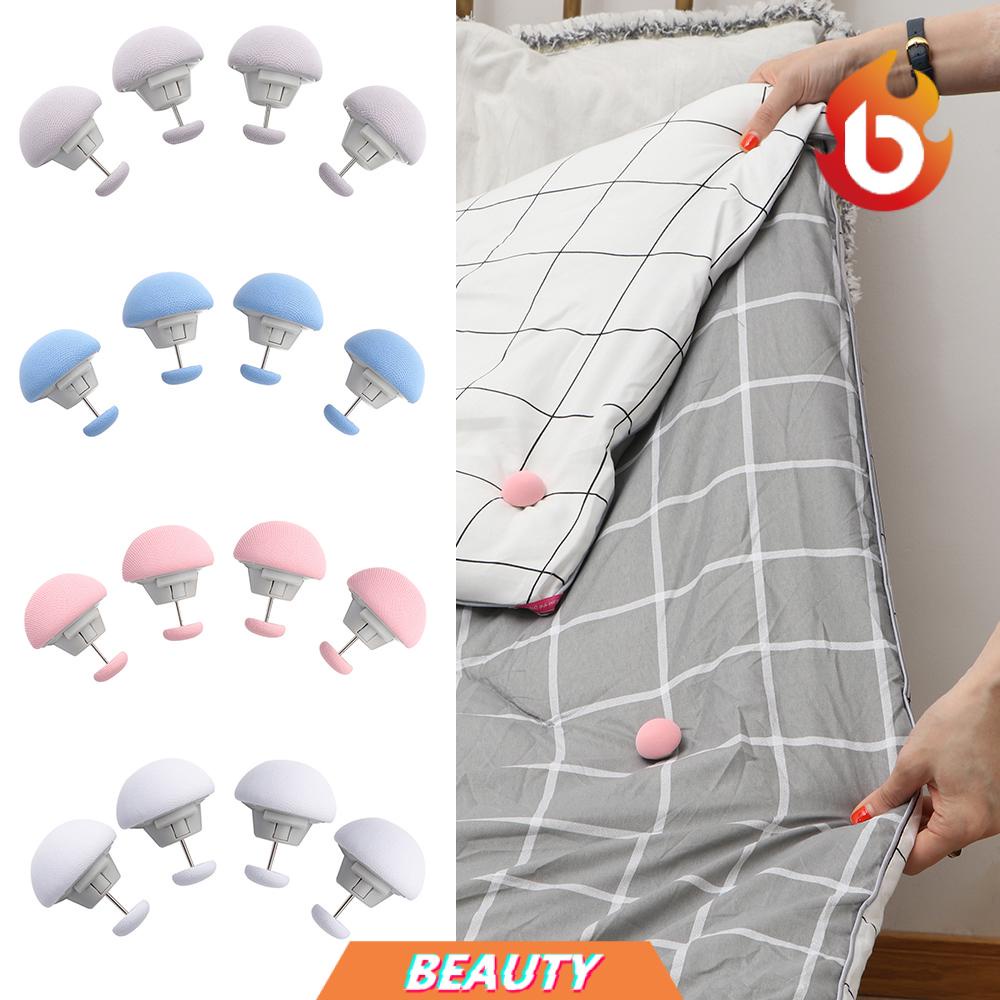 Bộ 4 Kẹp Cố Định Ga Trải Giường Chống Trượt Nhiều Màu Sắc