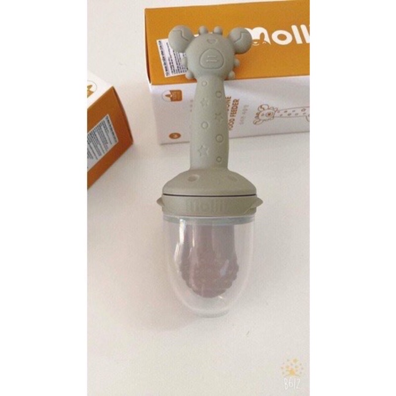 Túi Nhai Ăn Dặm Chống Hóc Hình Cua Crab Molli Cho Bé