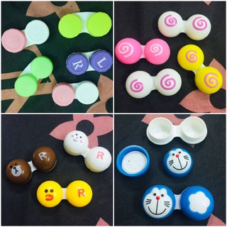 ĐƯỢC CHỌN KIỂU khay lens đơn chất lượng đựng áp tròng thỏ vịt gấu doremon