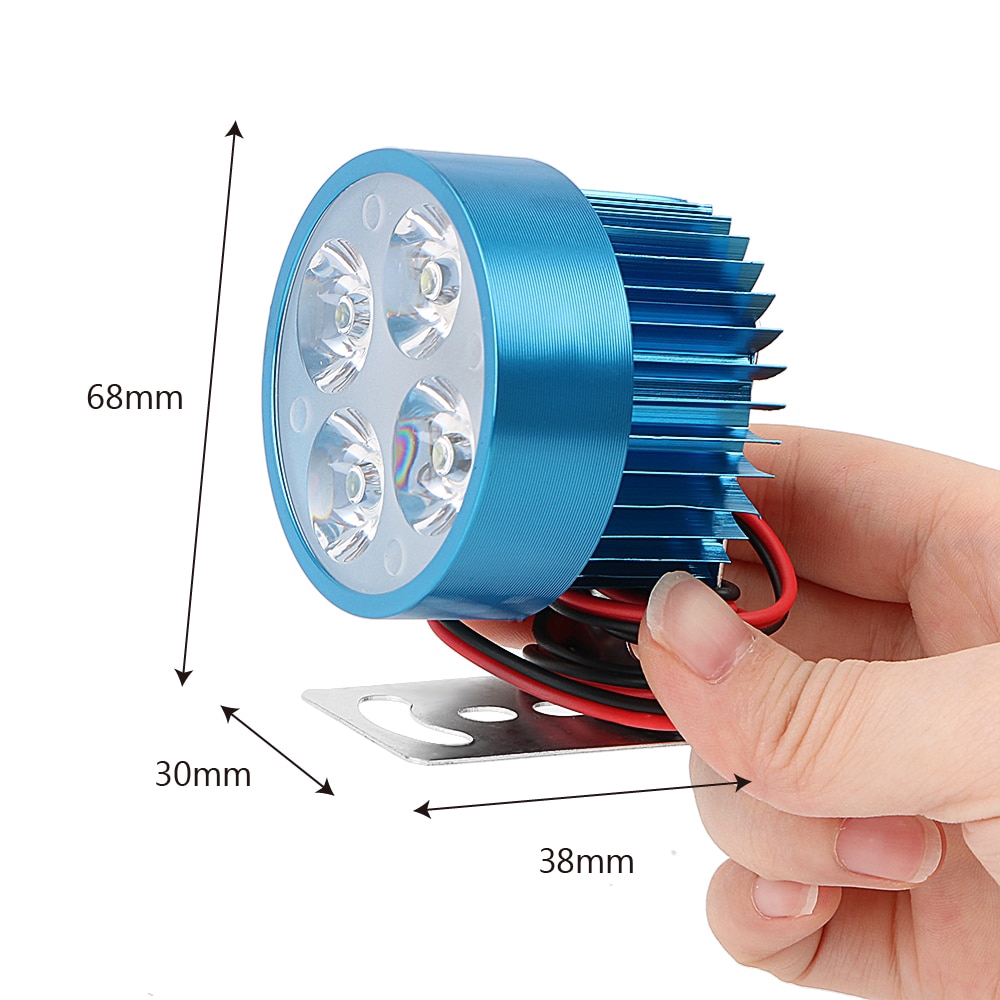 [Mã LIFEXANH03 giảm 10% đơn 500K] Đèn trợ sáng 4 LED chống nước, đèn trợ sáng dành cho ô tô xe máy siêu sáng