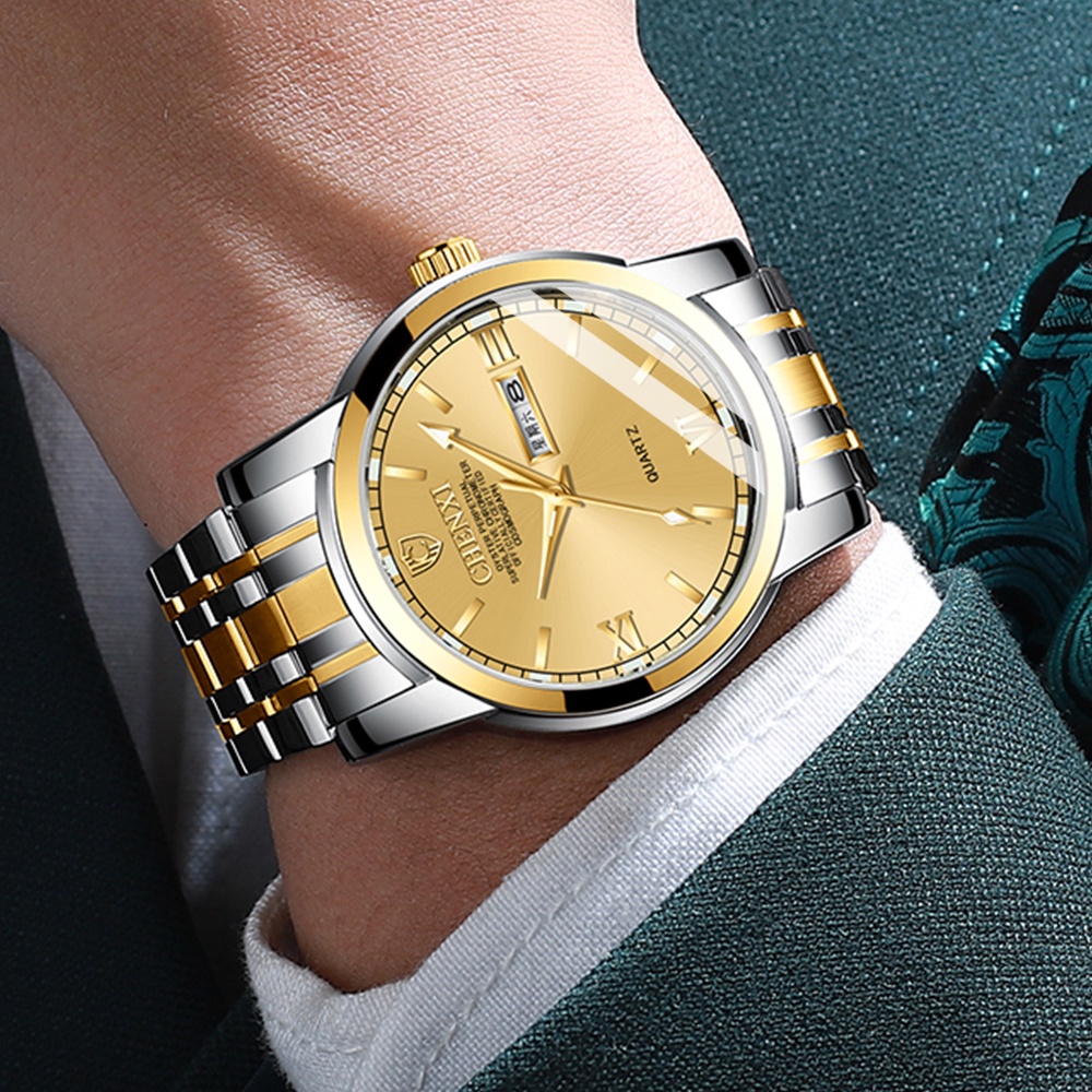 Đồng Hồ Analog Nam Hiển Thị Ngày Năm 2021 Chexi