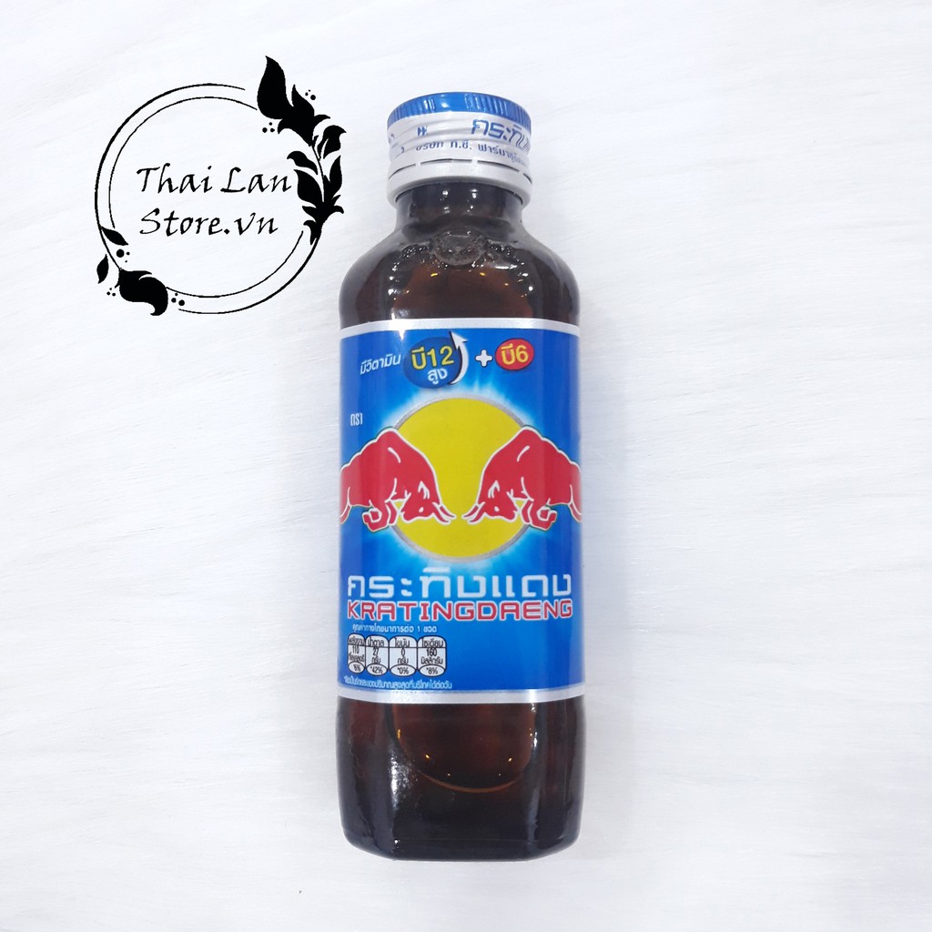 Nước Tăng Lực Bò Húc RedBull Thái Lan Chai Thủy Tinh Vuông 150ml