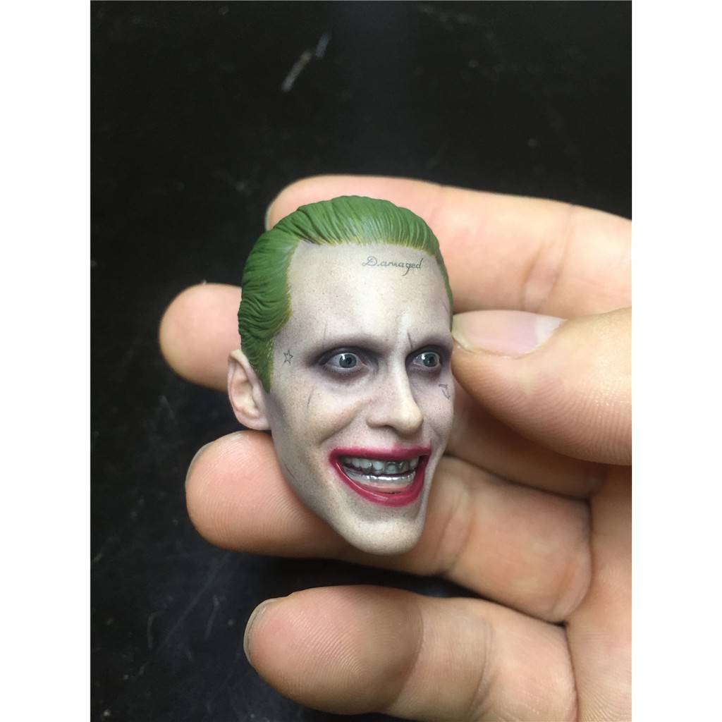 Mô hình đầu head Joker suicide squad 1/6, 12 inch - Custom Figure