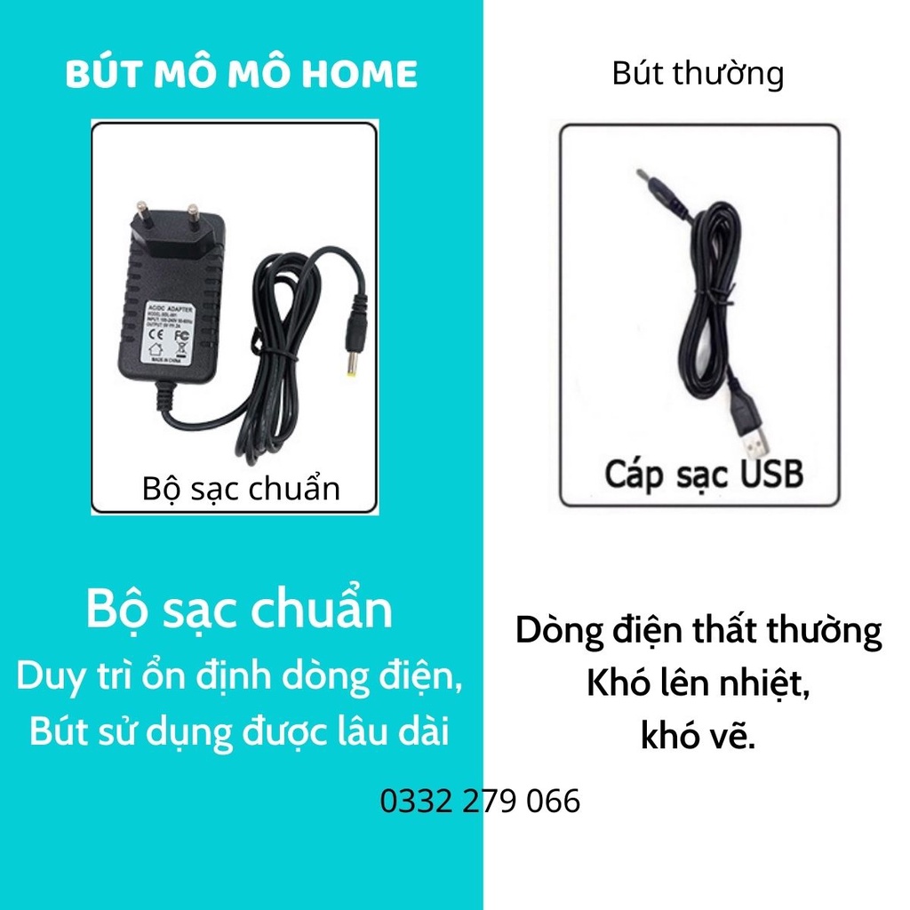 Bút 3D có Bộ Sạc Chuẩn + Bảo hành kèm sợi nhiều màu sắc tạo mô hình 3 chiều độc đáo, in hình 3D cho bé - Mô Mô Home
