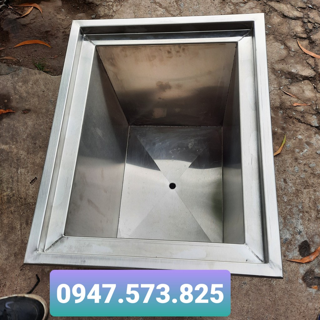 Thùng Đá inox 500x400x450 | Cung cấp các loại thùng đá inox âm bàn giá rẻ