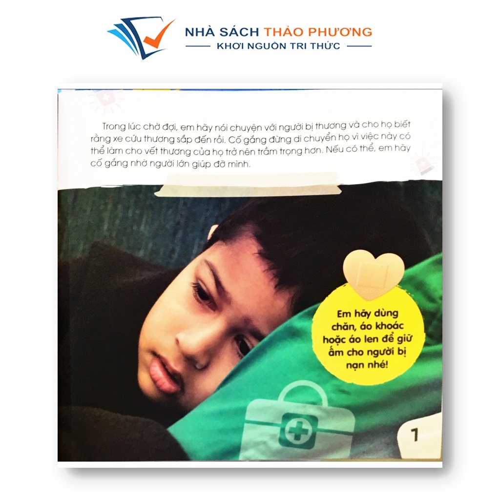 Sách - Các kỹ năng sơ cứu cơ bản - Bộ 4 quyển, lẻ tùy chọn