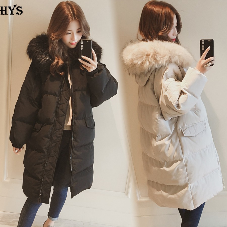 [Có sẵn] ÁO PHAO CỔ LÔNG DÁNG DÀI SANG CHẢNH CHO MÙA ĐÔNG