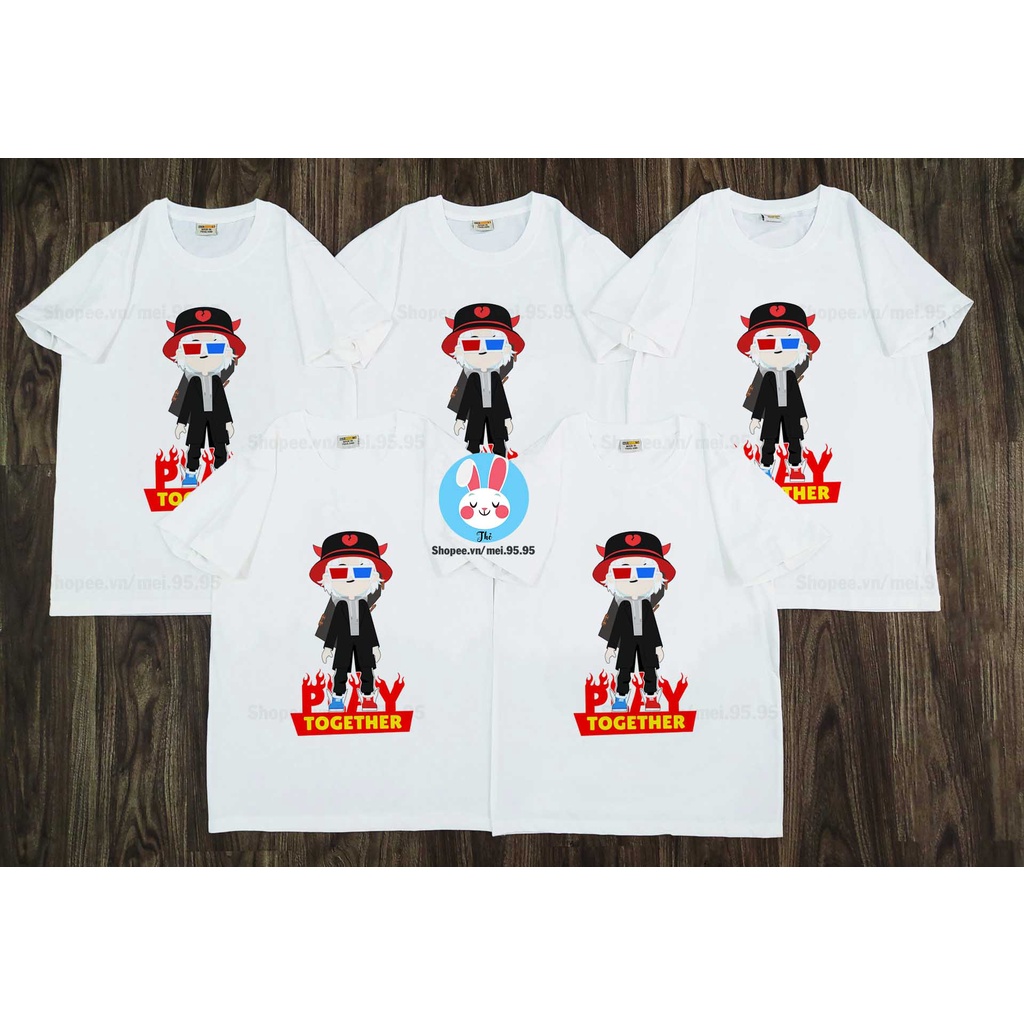 Áo thun Play Together giá rẻ - Vua Trò Chơi - Hình in cực nét dễ thương