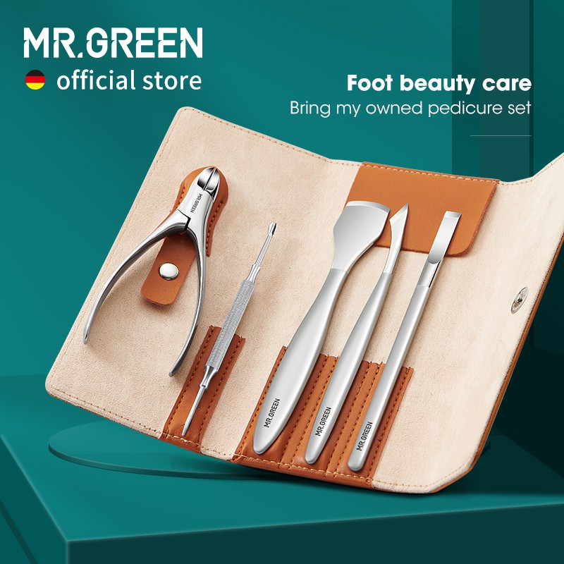 MR.GREEN Bộ dụng cụ cắt móng chân chuyên nghiệp bằng thép không gỉ