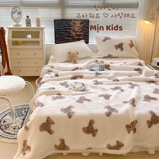 Chăn lông cừu hai mặt mexico siêu mềm mịn - minkids