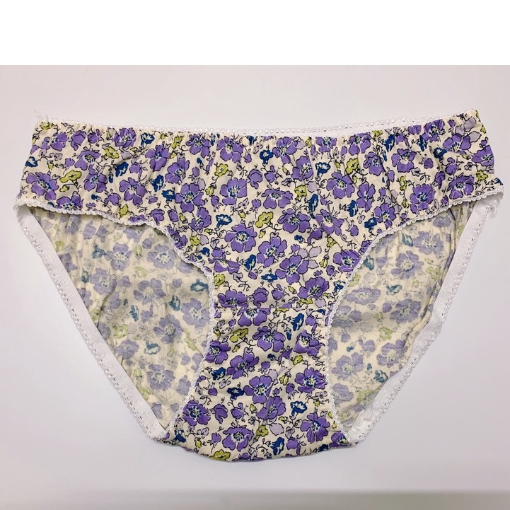 (QLW17) SET 5 Quần Lót Nữ Cotton - Quần chíp nữ họa tiết đơn giản viền ren có size cho bà bầu và người cao tuổi