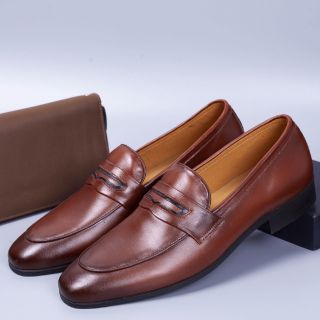 [Da Bò Bảo Hành 12 Tháng–]  Giày Công Sở Tăng Chiều Cao 5cm -  GT_109