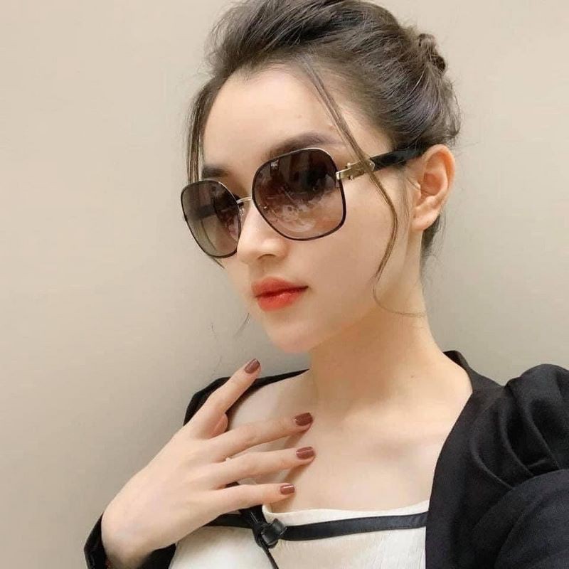 Kính Mát Salvatore Ferragamo SF150S  Light Gold Black  Biểu tượng thời trang cao cấp