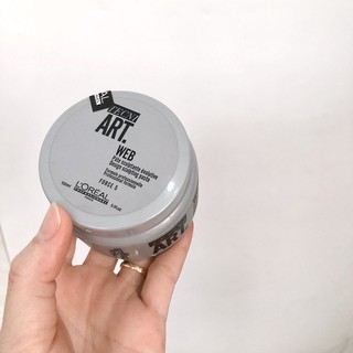 [Loreal chính hãng] Sáp vỗ L'oreal Tech.ni Art Web Design sculpting paste Force 5 tạo kiểu tóc 150ml