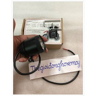 đèn led trợ sáng l4 xám F1 T6 tặng kèm bát, nút công tắc