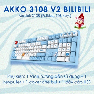 Bàn phím cơ AKKO 3108 v2 Bilibili (Akko switch)