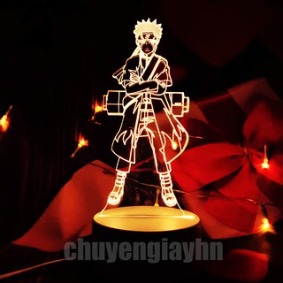 Đèn ngủ 3d NARUTO , đèn trang trí, quà tặng sinh nhật, quà tặng tình yêu