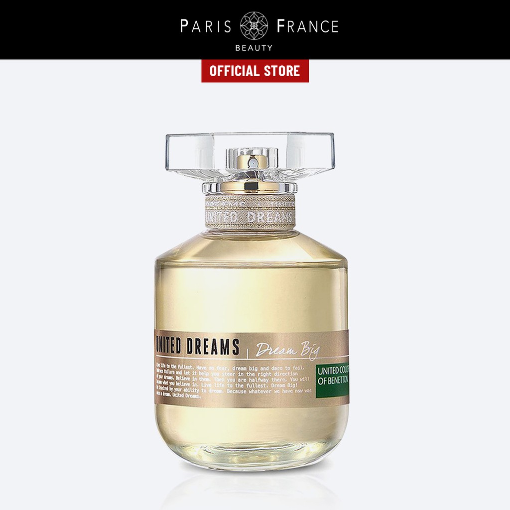 Paris France Beauty - Nước Hoa Nữ United Color Of Benetton United Dreams Dream Big 80ml