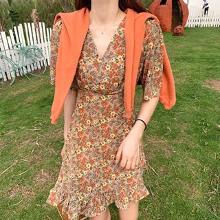 [ORDER] VÁY HOA CỔ V