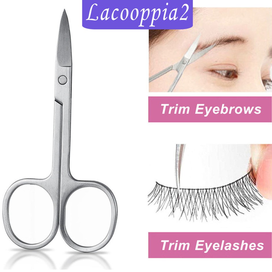 [Hàng mới về] Kéo cắt tỉa lông mi/lông mày bằng thép tiện dụng | BigBuy360 - bigbuy360.vn