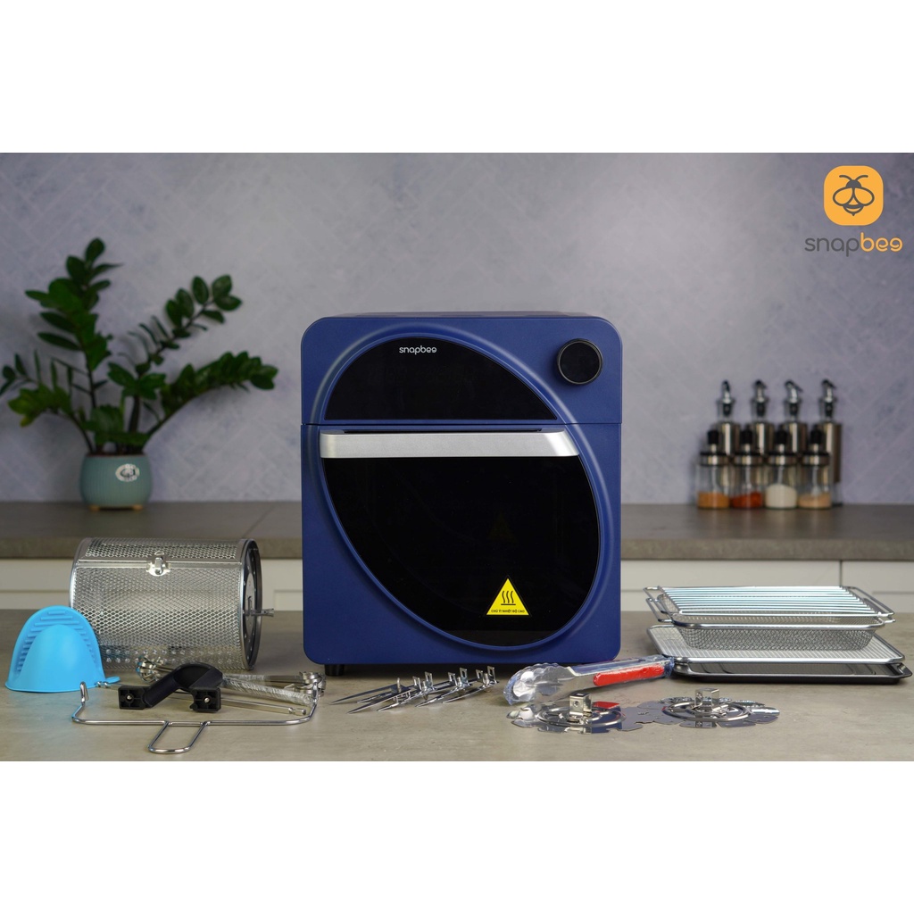 Nồi chiên không dầu Snapbee Queen RF15  - Dung tích 15L,  màn hình hiển thị Oled, công nghệ Mỹ