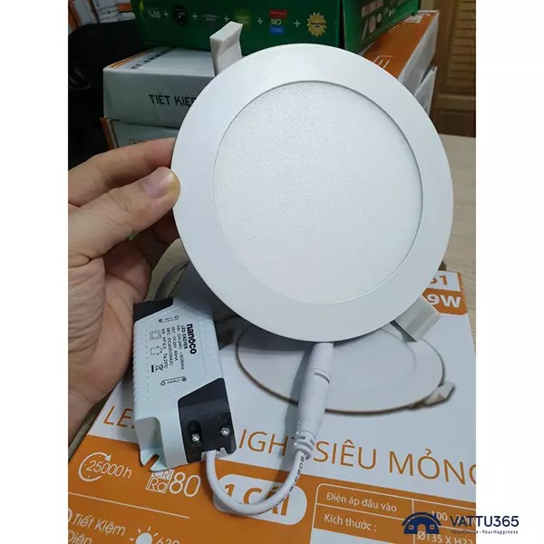 Đèn led âm trần siêu mỏng led downlight panel NSD PANASONIC -NANOCO ánh sáng trắng 6500k, ánh sáng vàng 3000k