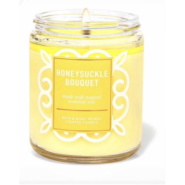 Nến 1 bấc bath & body works HoneySuckle Bouquet
