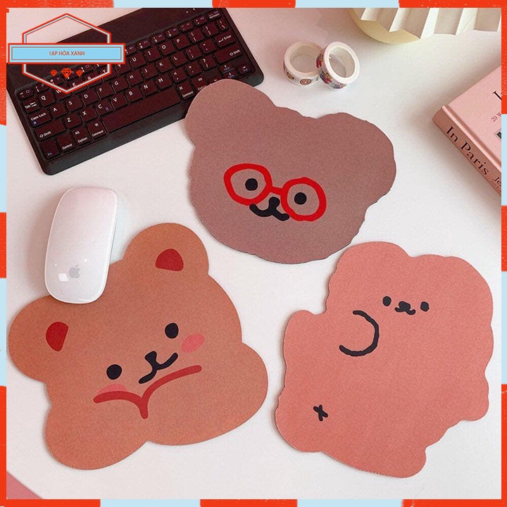 Miếng Lót Chuột Máy Vi Tính Laptop Chống Trượt Hình Thú Bàn Di Chuột Nhỏ Chuyên Game Văn Phòng Dễ Thương