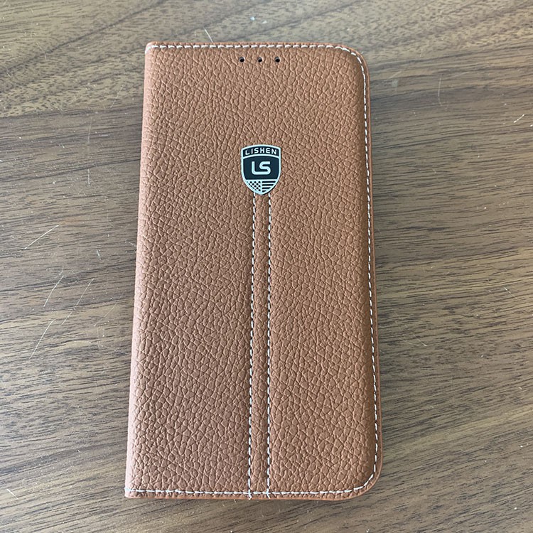 Bao da J7 Pro có khe nhét thẻ Hana case. (hàng chính hãng)